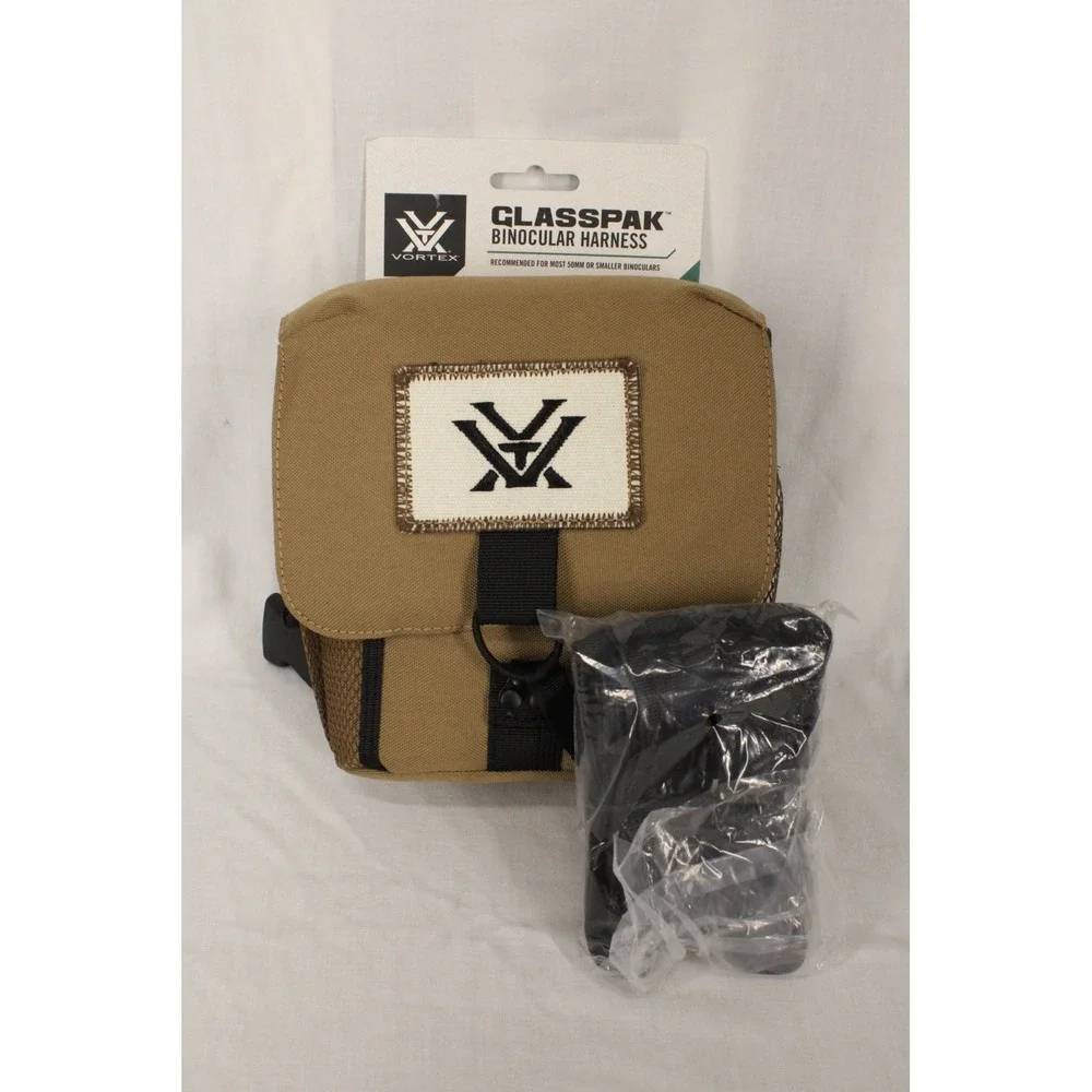 Vortex Binocular Harness GlassPak Tan Nylon Chest Rig P400 Hunting NWT